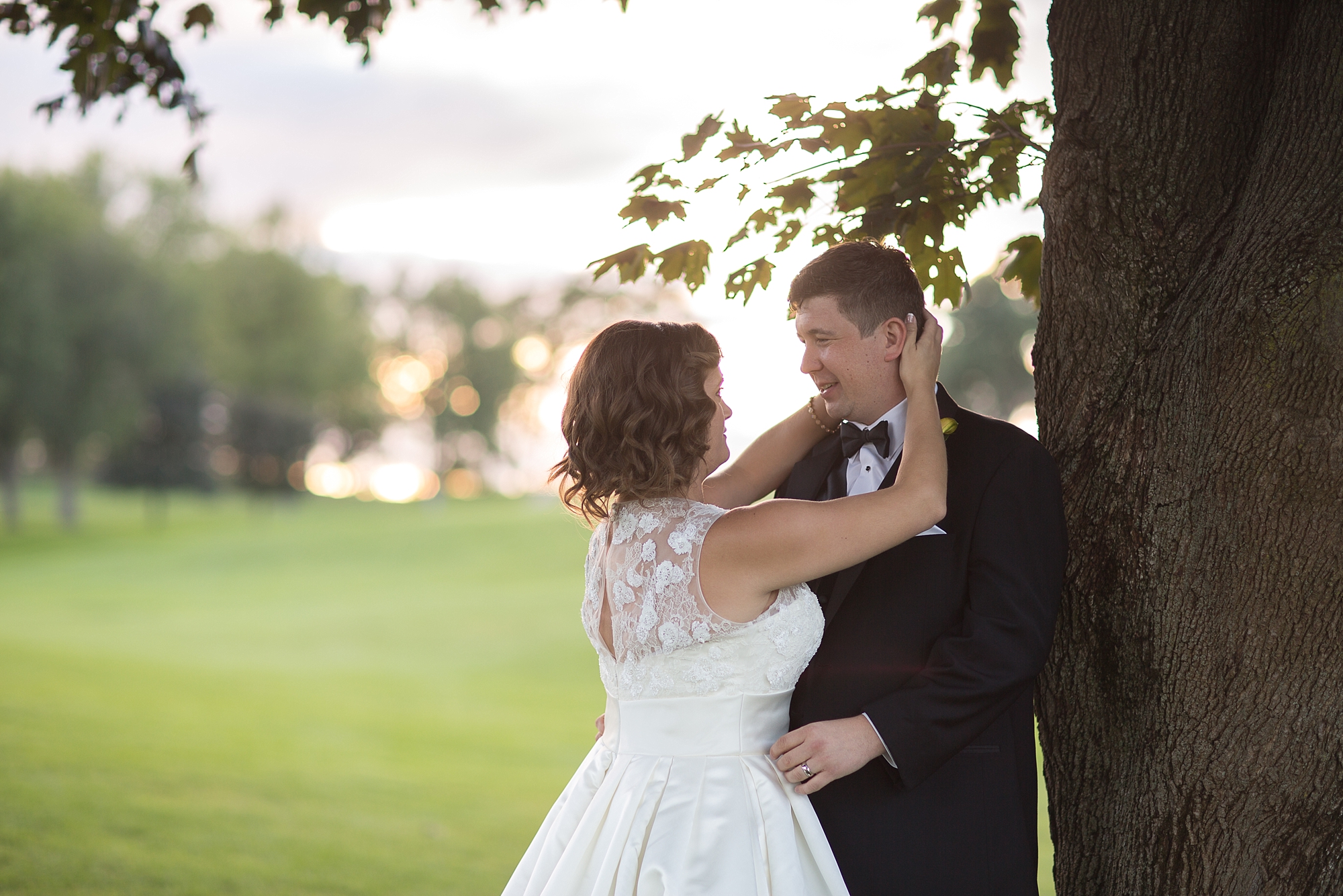 Michigan Golf Course Wedding Photograph